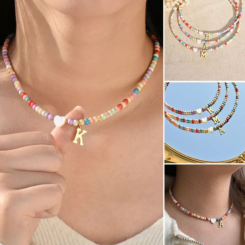 Personalized Colorful Beads Choker
