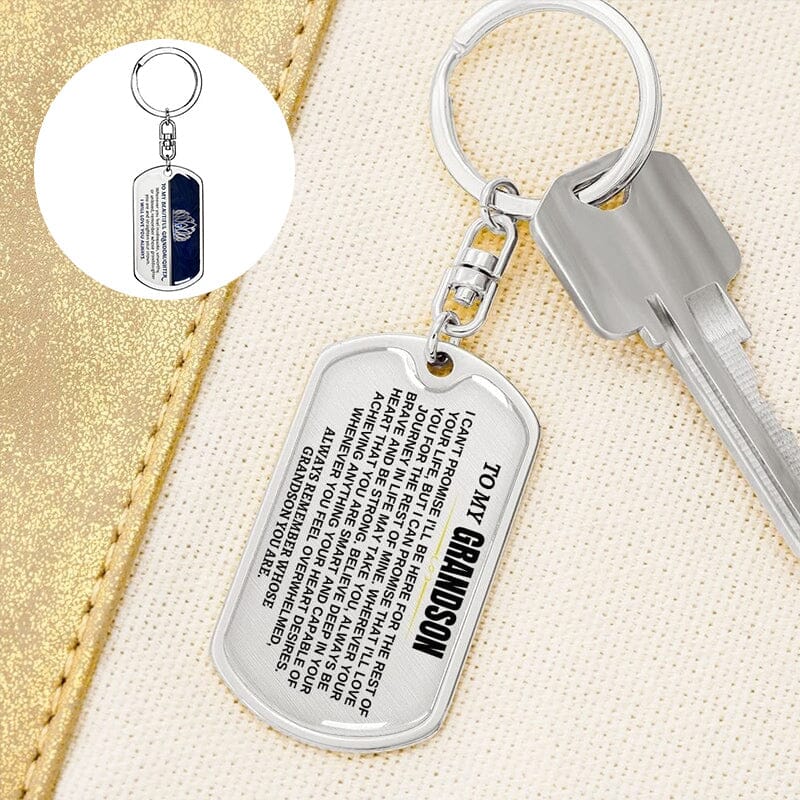 🎁Perfect Christmas Gift to Grandson Keychain