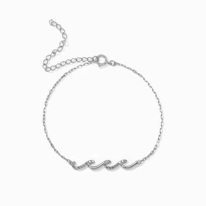 I'd Be So Lost Without You Triple Wave Bracelet