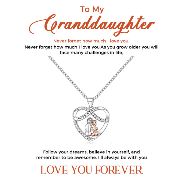 Love You Forever Heart Necklace