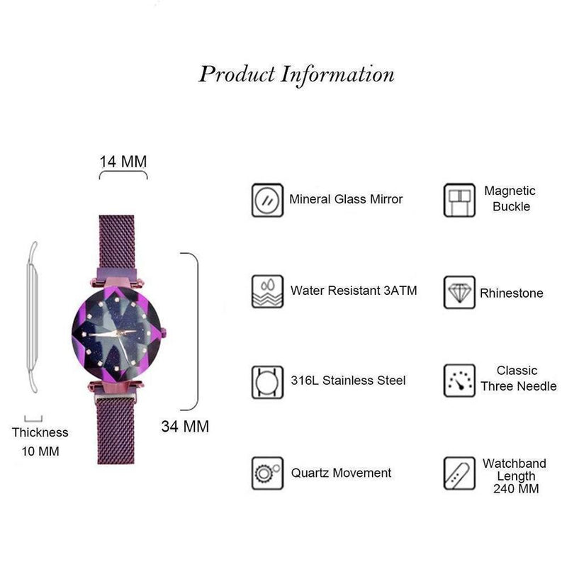 2022 Hot Sale - Waterproof Starry Sky Wristwatch